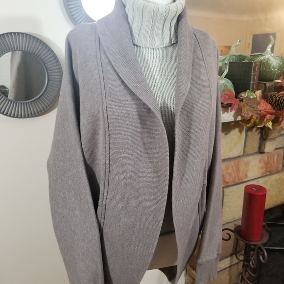 Banana Republic sz med open front sweatshirt - Picture 3 of 9